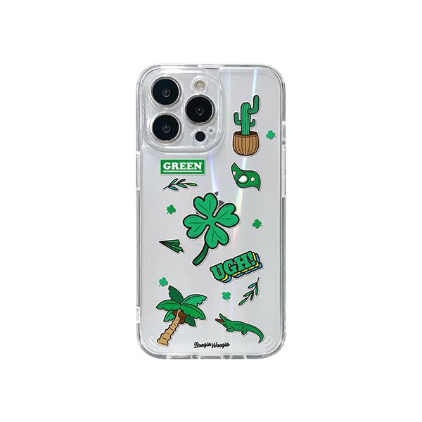 BOOGIE WOOGIE ブギウギ オーロラケース for iPhone 13 Pro Green BW22010i13PGN b04