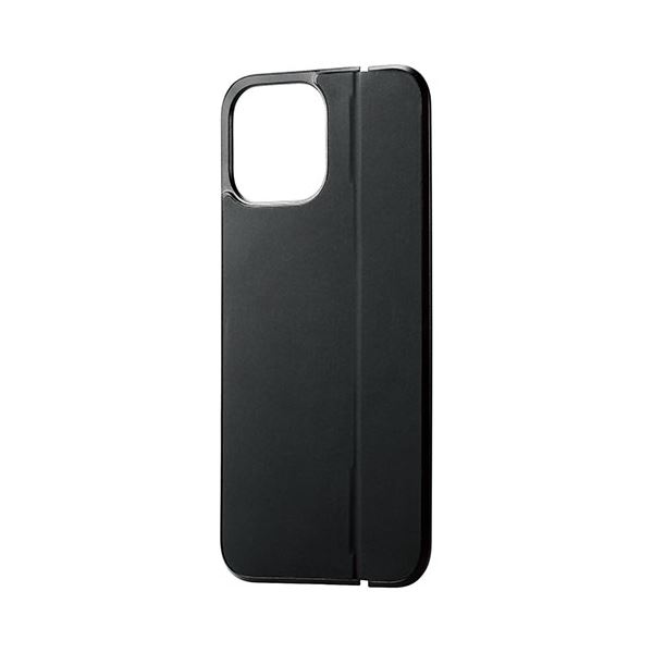 エレコム iPhone 13 Pro Max 背面パネル スタンド収納式カバー MAGKEEP ブラック PM-A21DMAG01BK b04