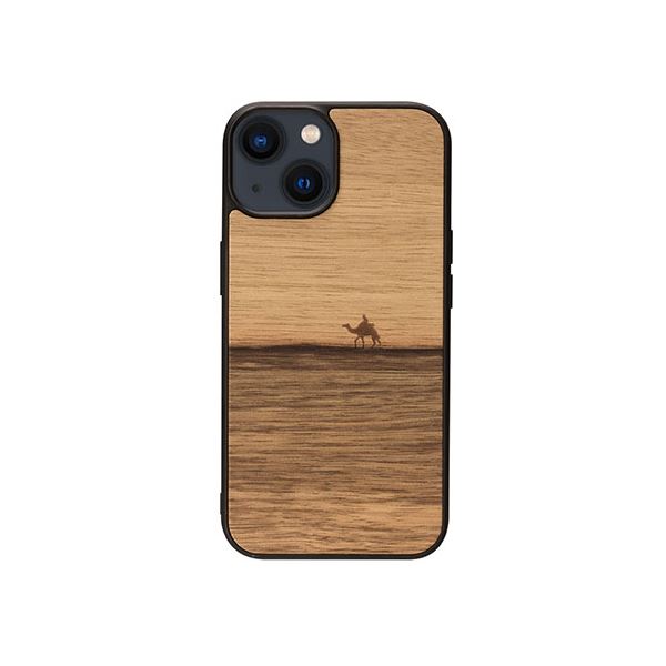 Man ＆ Wood 天然木ケース for iPhone 14 Plus Terra 背面カバー型 I23636i14M b04