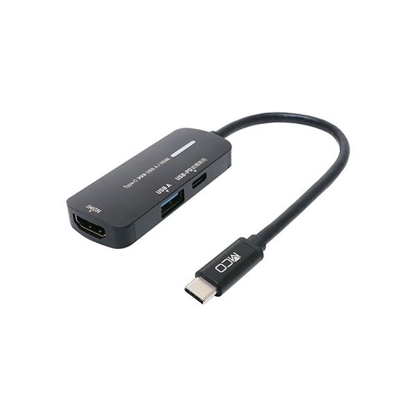 MCO PD対応 USB C to A and HDMI変換アダプタ USA-PHA1 b04