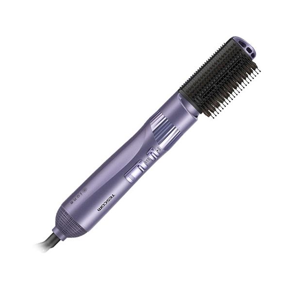 【商品名】 TESCOM カール・ドライヤー マイナスイオン豚毛ブローブラシ パープル 本体21.3×4.8×5.1cm B1131510 [ B1131510 ] 関連ワード:家電 生活家電 ドライ