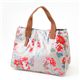 Cath Kidston バッグ STAND UP TOTE with LEATHER 230100 Autumn Flowers Stone - 縮小画像1