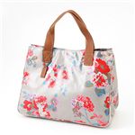Cath Kidston���Хå���STAND UP TOTE with LEATHER  230100 Autumn Flowers Stone