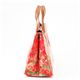 Cath Kidston バッグ STAND UP TOTE with LEATHER 230100 Autumn Flowers Stone - 縮小画像5