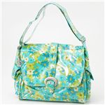 Kalencom マザーバッグ LAMINATED BUCKLE GARDEN Lime