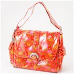 Kalencom マザーバッグ LAMINATED BUCKLE GARDEN Orange