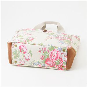 CATH KIDSTON（キャスキッドソン） 縦型トート TALL TOTE WITH LEATHER 244701・Chiswick Flower Stone