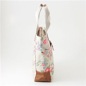 CATH KIDSTON（キャスキッドソン） 縦型トート TALL TOTE WITH LEATHER 244701・Chiswick Flower Stone