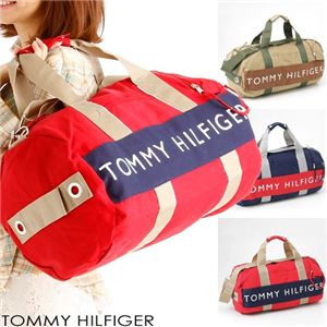 TOMMY HILFIGER(トミーヒルフィガー) ボストンバッグ HARBOUR POINT2 Khaki×Brown