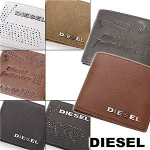 DIESEL（ディーゼル） レザー 2つ折り財布 XM62 PR507 T2181・B/Dark Earth 