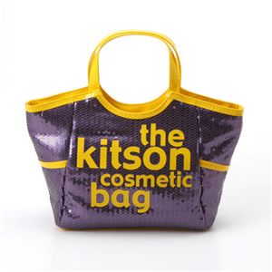 kitson（キットソン） コスメティック バッグ KSG0152・Purple×Ywllow