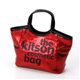 kitson（キットソン） コスメティック バッグ KSG0153・Red×Black