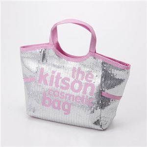 kitson（キットソン） コスメティック バッグ KSG0154・Silver×Lilac