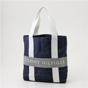 TOMMY HILFIGER（トミーフィルフィガー） デニム トートバッグ N/S TOTE HARBOUR POINTII