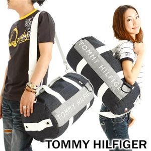 TOMMY HILFIGER（トミーフィルフィガー） デニム ボストンバッグ DUFFLE HARBOUR POINT II