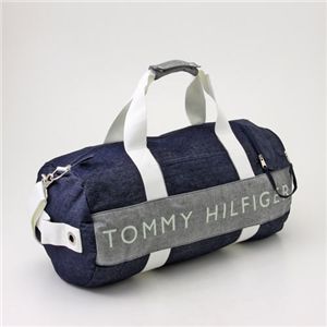 TOMMY HILFIGER（トミーフィルフィガー） デニム ボストンバッグ DUFFLE HARBOUR POINT II