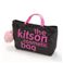 kitson(Ŀ) ޯinޯ GLITTER MATERIAL COSMETIC BAG KSG0171Black~HotPink