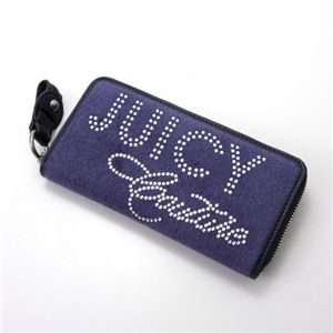 JUICY COUTURE(ジューシークシュール) ラウンドファスナー長財布 492・Cadet