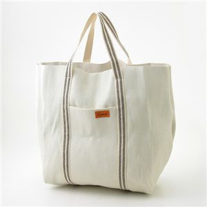 Chloe（クロエ） キャンバストートバッグ 9573 1200・Ivory