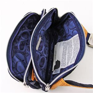 Orobianco(オロビアンコ) ボディバッグ GIACOMINO 10 TEK NYLON+BALIC Blu/Naturale