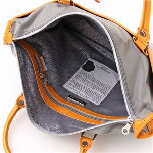Orobianco（オロビアンコ）　ブリーフケース PIZIATTA SLIM NYLON Grigio/Naturale