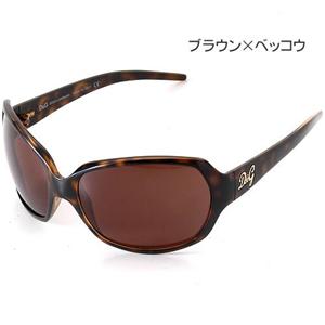 D&G サングラス 8018-502/73 ブラウン×ベッコウ - 拡大画像