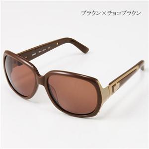【2008年新作】Chloe サングラス 2125-03／ブラウン×チョコブラウン - 拡大画像