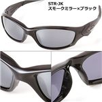 OAKLEY(�������꡼) ���󥰥饹 STR-JK-P BK/BK/���⡼���ߥ顼�ߥ֥�å�