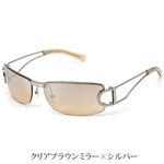 クリスチャン ディオール(CHRISTIAN DIOR) サングラス Asian Fitting DIORLY1 J2-6LB/AK/クリアブラウンミラー×シルバー