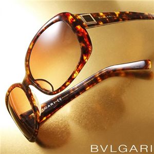 BVLGARI(ブルガリ) サングラス 8028-883 ブラウングラデーション×ベッコウ - 拡大画像