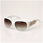 グッチ(GUCCI) サングラス 3062-U7A/PN/スモークグラデーション×ホワイト&ゴールド