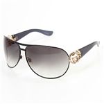 グッチ(GUCCI) サングラス 2834-1ZF/44/ライトスモークグラデーション×ダークネイビー