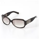 グッチ(GUCCI) サングラス 2934F-RBW/SO/ライトスモークブラウン×ブラック&ラメ
