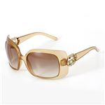 グッチ(GUCCI) サングラス 3034-VMT/S8/ライトブラウングラデーション×クリアベージュ