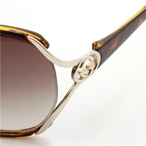 GUCCI(グッチ) サングラス 3116K-791/CC/ブラウングラデーション×ベッコウ&ゴールド
