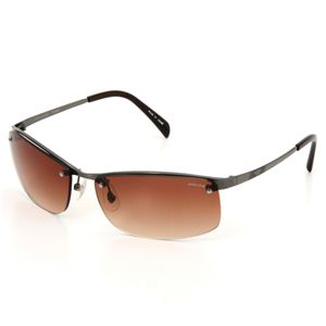 POLICE（ポリス） チタンフレーム アジアンフィッティング サングラス 8595J-568B ブラウングラデーション×ガンメタル - 拡大画像