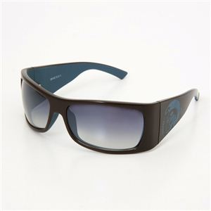 DIESEL（ディーゼル） サングラス 0093-OIM／G5 ブルーグラデーションミラー×ブラウン＆ブルー - 拡大画像
