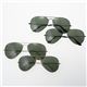 RayBan（レイバン） ティアドロップサングラス 3025-L0205 ダークグリーンスモーク×ゴールド（小） - 縮小画像6