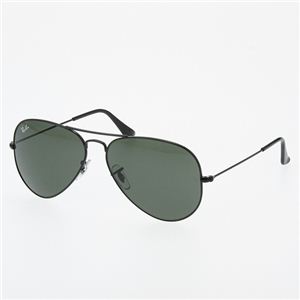 RayBan（レイバン） ティアドロップサングラス 3025-L2823 ダークグリーンスモーク×ブラック（小）