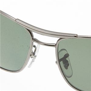 RayBan（レイバン） サングラス 3395-004／9A ダークグリーンスモーク×ガンメタル＆ブラック