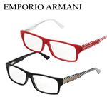EMPORIO ARMANI（エンポリオアルマーニ） ダテメガネ 9597-DO1 レッド＆レッドチェック