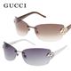 Gucci（グッチ） サングラス 4201-BKS／PT／スモークグラデーション×ブラック＆シルバー（ブラック） - 縮小画像6