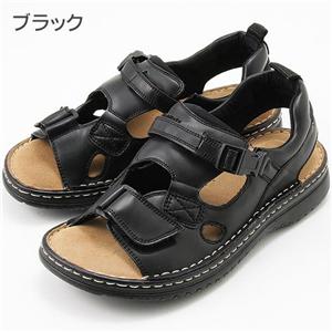 超軽量 セレブリティサンダル GI702 ブラック L(26.0-26.5cm)