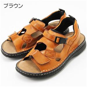 超軽量　セレブリティサンダル　GI702 ブラウン LL(27.0-27.5cm) - 拡大画像