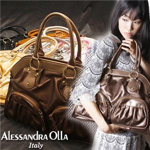 Alessandra olla（アレッサンドラ・オーラ） WWポケットバッグ ブラック