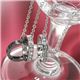 JEWELRY CHOCOLAT（ジュエリーショコラ） スワロフスキーダブルリングネックレス ホワイトゴールド - 縮小画像2