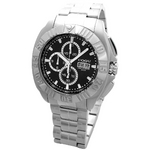 COGU（コグ） 腕時計 クロノグラフ スモールセコンド メンズウォッチ CG-CS20 BK ブラック