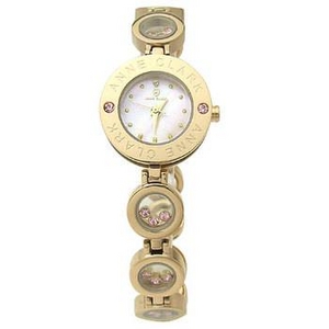 ANNE CLARK（アンクラーク） 腕時計 天然1Pダイヤモンド ムービングカラーストン レディース ブレスウォッチ AT1008-17PG - 拡大画像