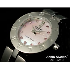 ANNE CLARK(アン・クラーク)レディース腕時計　AM1020-17(文字盤ピンク)　【愛らしいスイング・チャームがキラリ☆】 商品画像