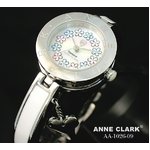 ANNE CLARK（アン・クラーク）レディース腕時計 AA1026-09　【花柄の文字盤がキュート】　